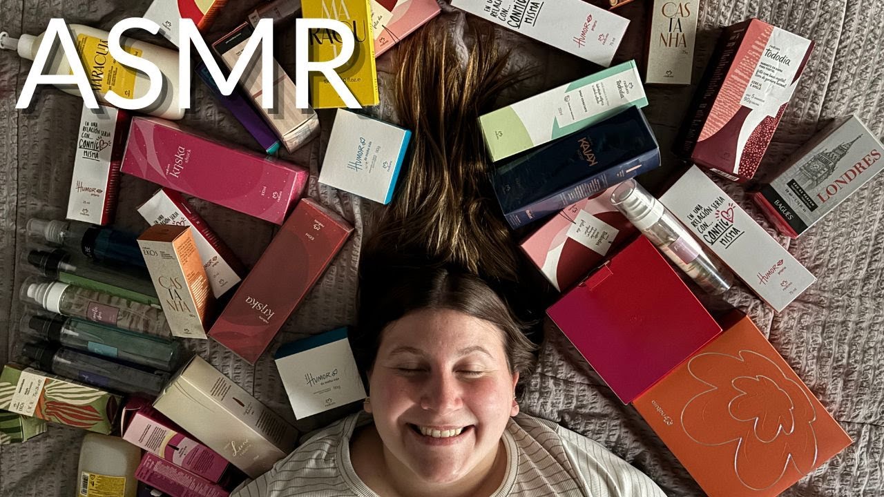 asmr VENDEDORA de natura🧴UNBOXING para dormir