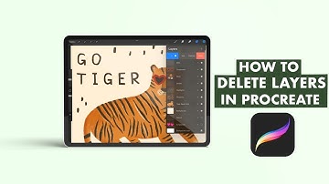 How To Delete Layers In Procreate | Procreate Tutorial For Beginners