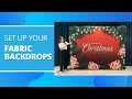 How to Set Up Fabric Backdrops