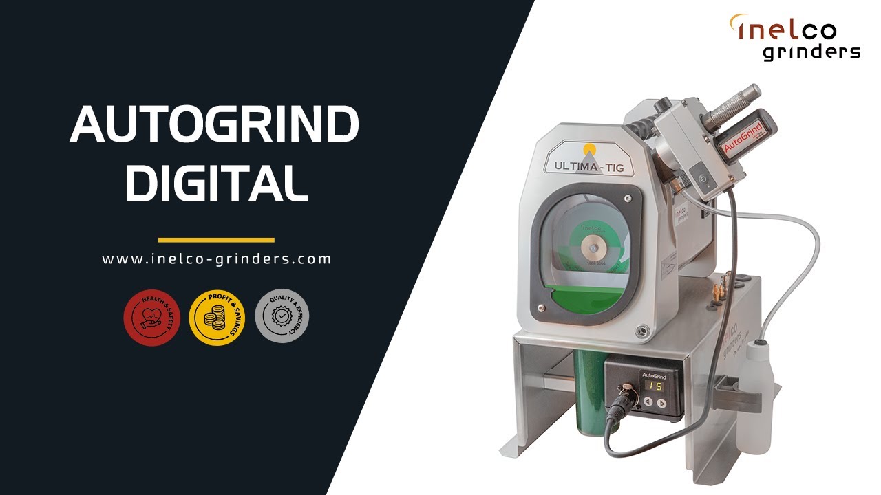 Automatic grinding of tungsten electrodes AUTOGRIND DIGITAL YouTube