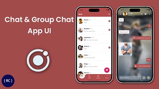 Chat & Group Chat App UI in Ionic