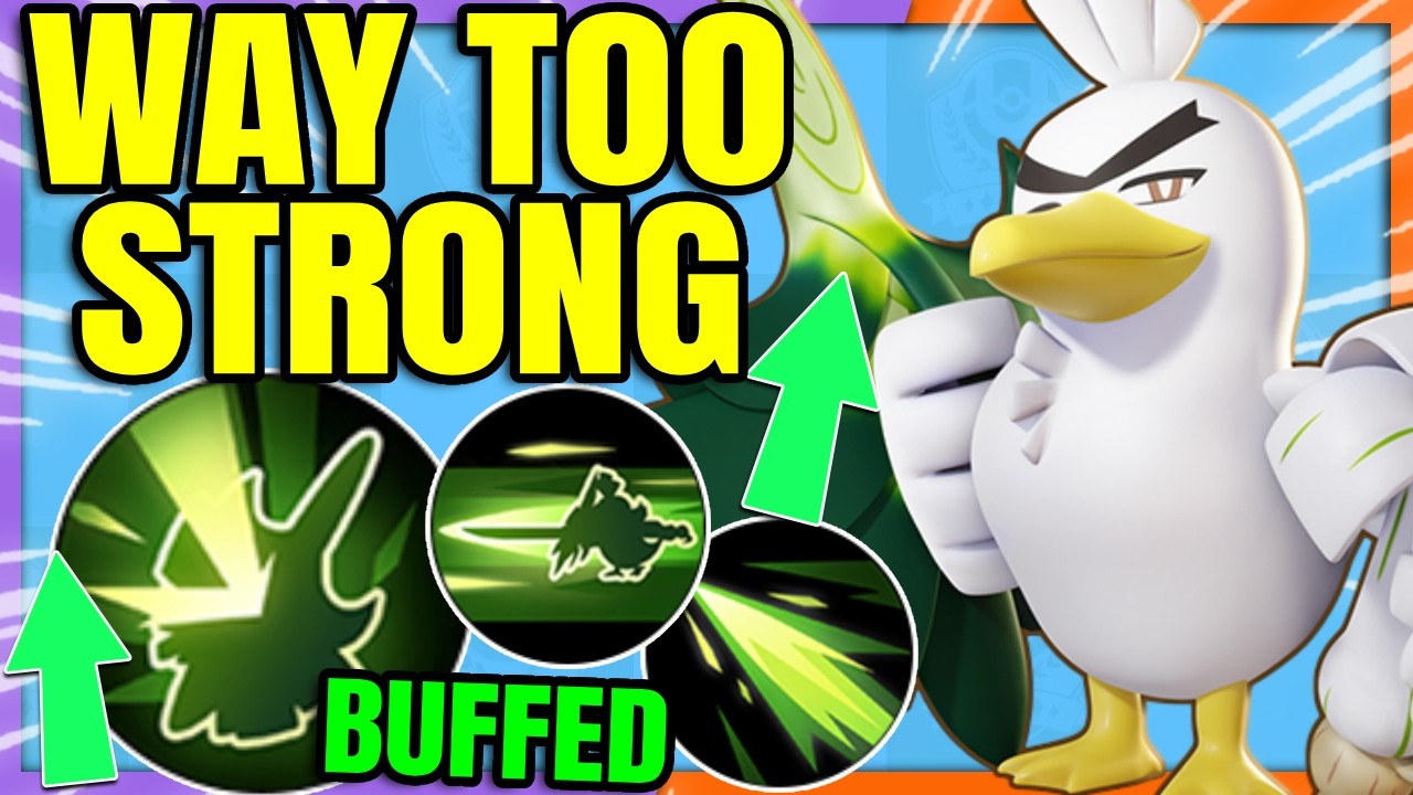 I can't believe they BUFFED SIR FETCH'D it makes DETECT insanely Broken | Pokemon Unite