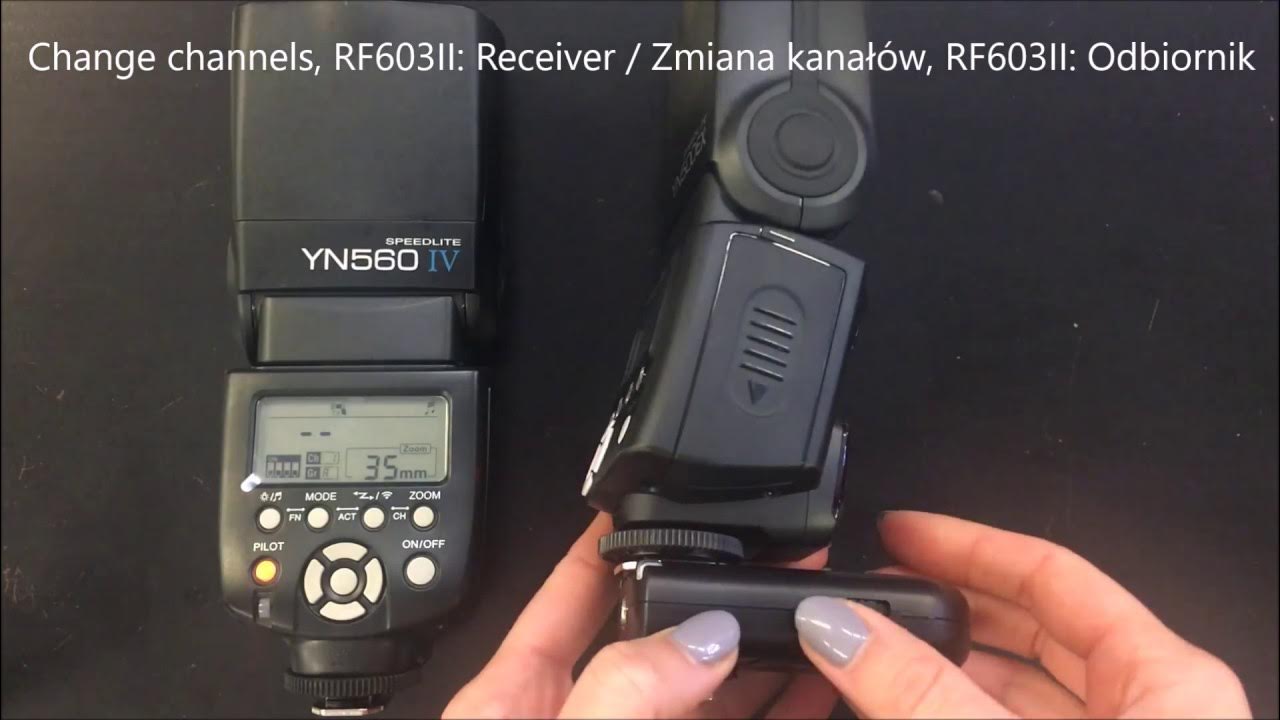 Jak połączyć lampę / how to connect flash lamp Yongnuo YN560 IV z