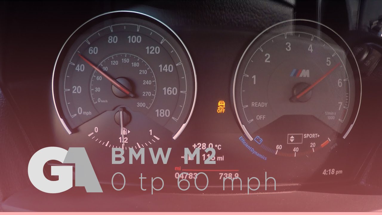 2016 BMW M2 Manual 6 Speed - 0-60 mph acceleration / 0-100km/h ...