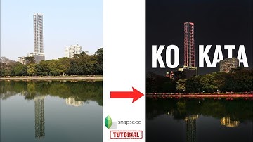 #snapseed editing | snapseed tutorial | Day to night effect in snap seed #kolkata_phatography #The42
