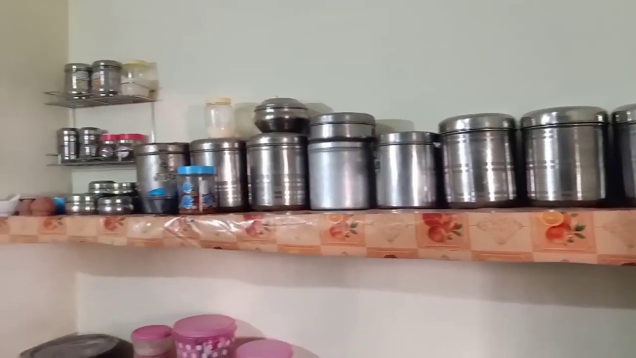Non modular kitchen tour small kitchen organisation ideas गांव की किचिन