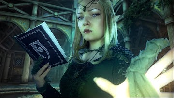 ASMR 🧝‍♀️ Skyrim High Elf heals You ⚗️ Temple Ambience 