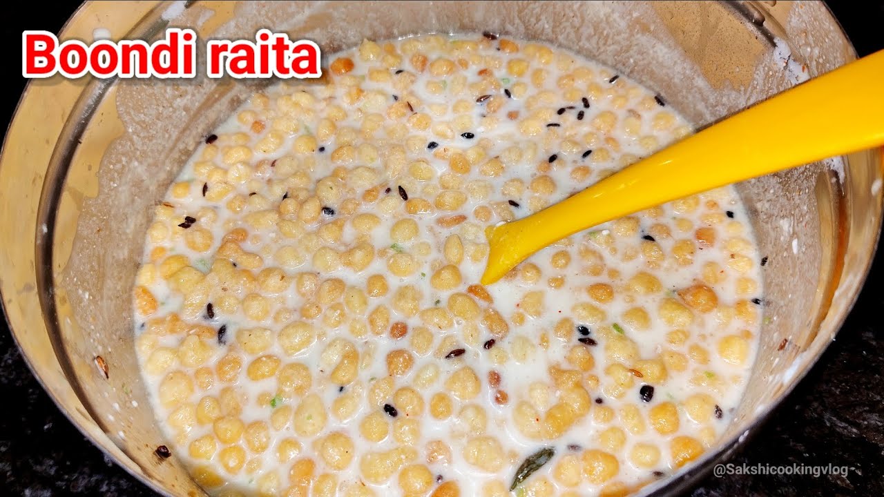 बूंदी का रायता कैसे बनता हैं | बूंदी रायता बनाने की विधि Boondi Ka Raita | Sakshicookingvlog