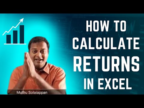 How to calculate Absolute returns & CAGR | in Tamil | MS Excel இல் வருமானத்தை எவ்வாறு கணக்கிடுவது