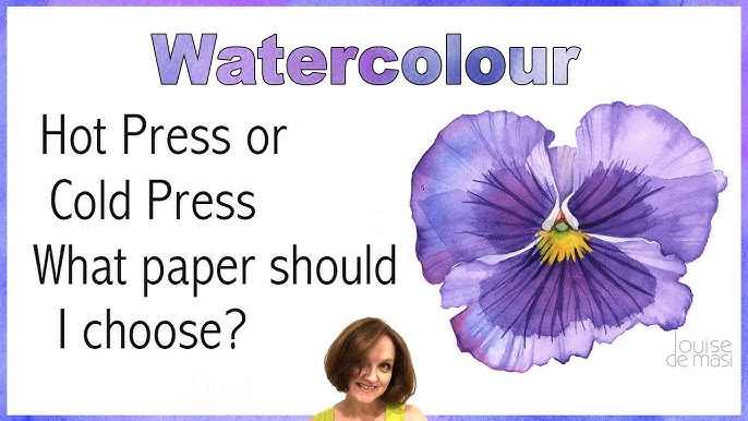 Watercolour Papers: Hot Pressed vs Cold Pressed vs Rough – Gwartzman's Art  Supplies