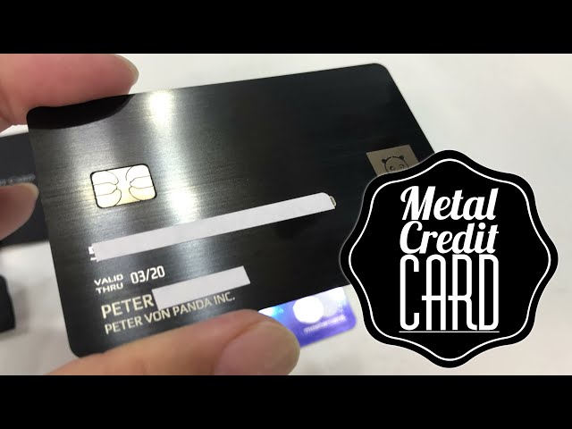 How To Get A Metal Credit Card - YouTube
