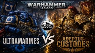 11th Edition WH40K Battlereport - ULTRAMARINES vs CUSTODES #164 [GER/DE]