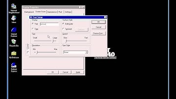 Windows NT 4.0 Terminal Server - Startup\Shutdown and 3D Text Easter Egg (Hatched version)