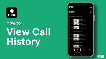 How to View Your Call History - Urmet CallMe App