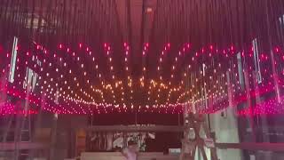 DMX Control Hanging 360° Meteor Shower Lights Pixel LED Tubes  - superlightingled