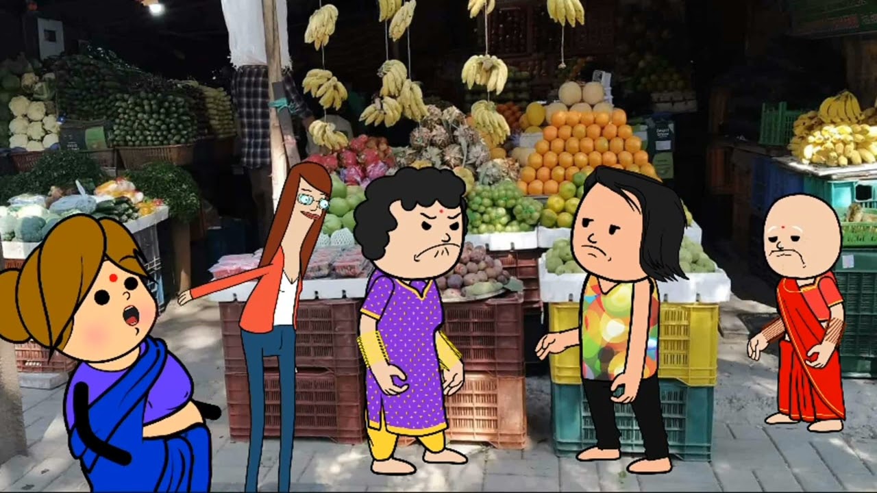 சரோஜாவிடம் பணம் கேட்டு மிரட்டும் சரோ புருஷன்.   @Monapapachannel999 