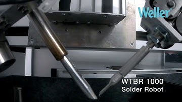 WTBR1000 Soldering Robot - Tutorial on Manual Adjustment of the of the Wire Feeder Position