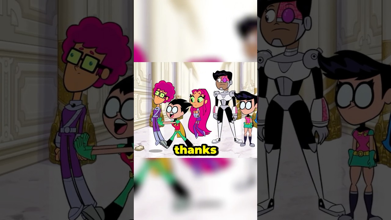 Robin jealous of guy Starfire #reels #teentitansgo #dc #shorts #funny