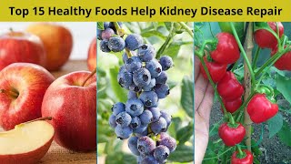Top 15 Healthy Foods Help Kidney Disease Repair