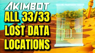 All Lost Data Locations 33/33 | AKIMBOT - You Call This Archaelogy? Achievement Guide