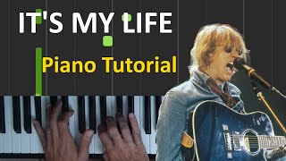 Talk Talk It&#39;s my life piano tutorial | John Pigeon