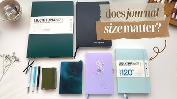 How to Choose Your Ideal Journal Size 📚 Pros, Cons, and Example Spreads!