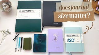 How to Choose Your Ideal Journal Size 📚 Pros, Cons, and Example Spreads!