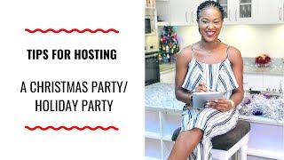 TIPS FOR HOSTING A CHRISTMAS PARTY/HOLIDAY PARTY - HOLIDAY SERIES -ZEELICIOUS FOODS