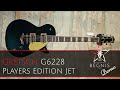 DEMO - GRETSCH G6228 Players Edition Japan Jet in Victory The Dutchess Head