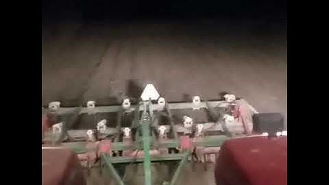 chiseling bean stubble