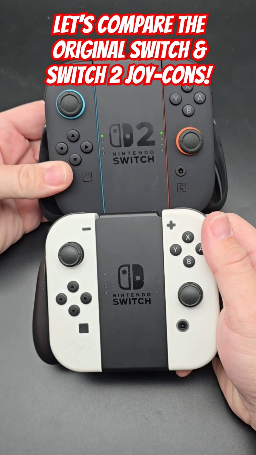 Measuring & Comparing The Nintendo Switch Joy-Cons & Switch 2 Joy