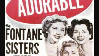The Fontane Sisters - Adorable (1955) chords