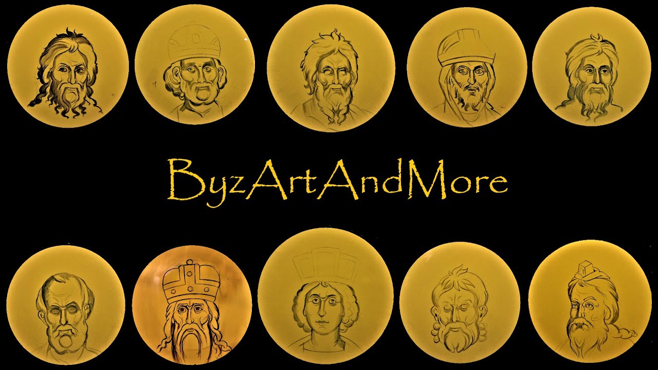 BYZANTINE ART, iCONOSTASiS, Saint PROPHETS - Icon Painting, Religious Christian Orthodox Artistry