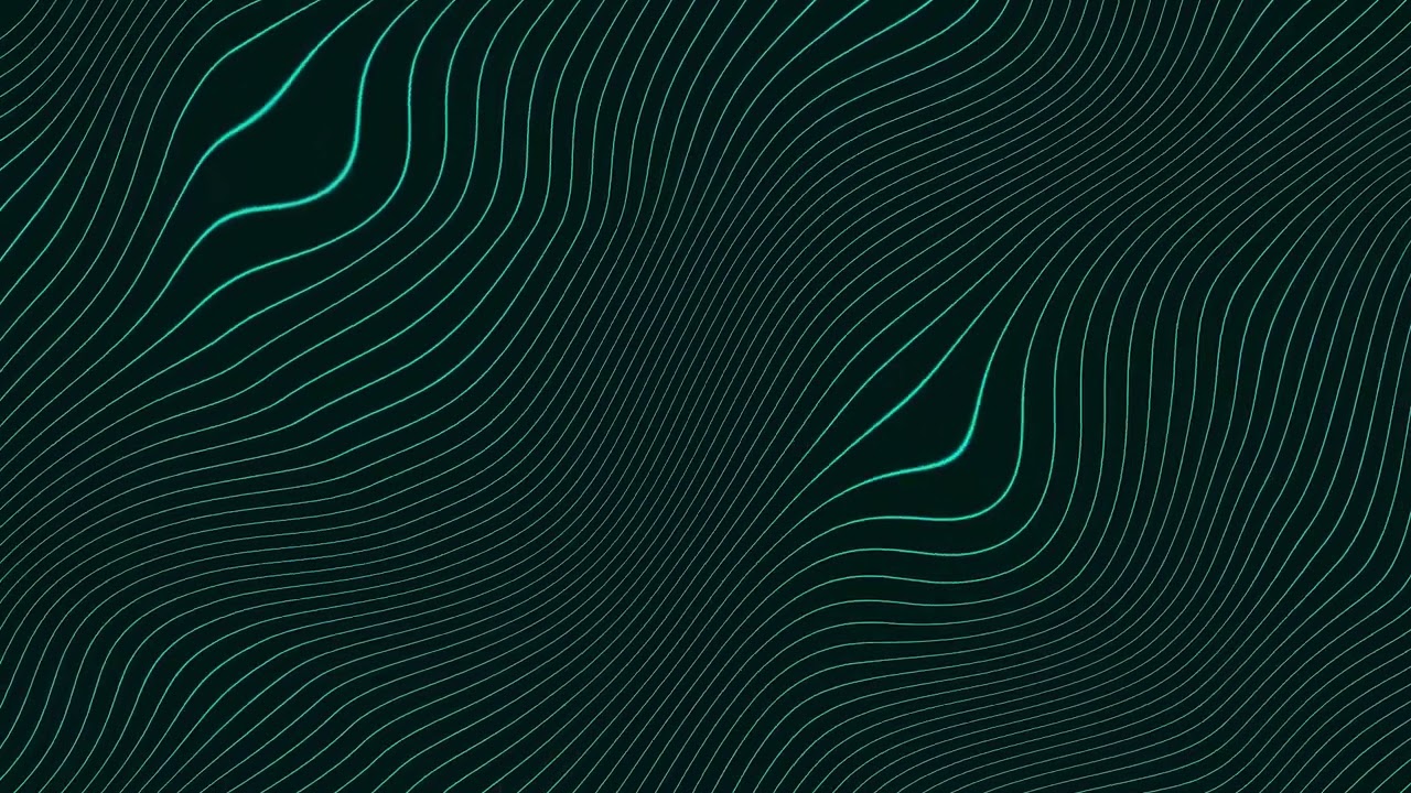 Cyan Wavy Lines Motion Background Video FREE DOWNLOAD 