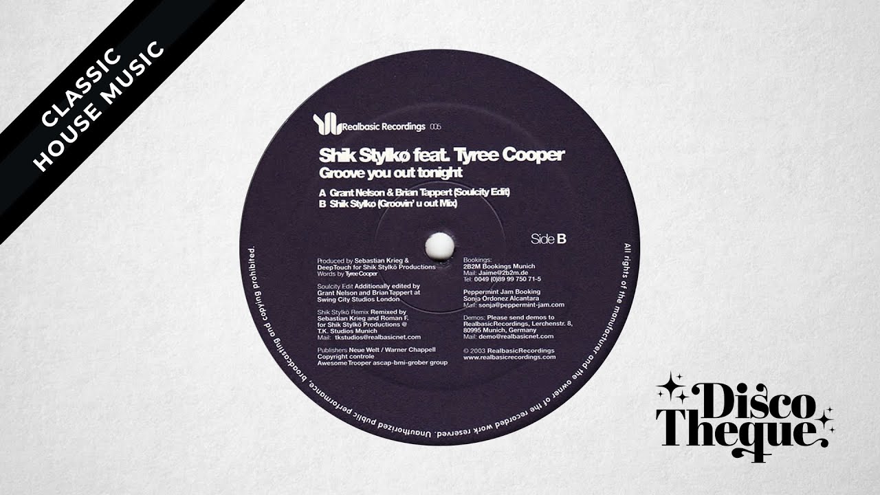 Shik Stylko ft. Tyree Cooper - Groove You Out Tonight (Grant Nelson & Brian Tappert Soulcity Edit)