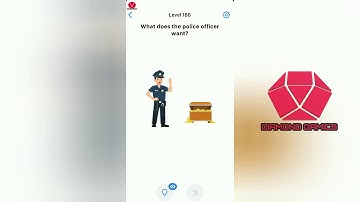 Easy Game Level 166 what does the police officer want