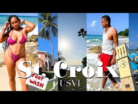 A Day With Us In St.Croix | Rainbow Beach + Cruzan Rum | US Virgin Islands Travel Vlog