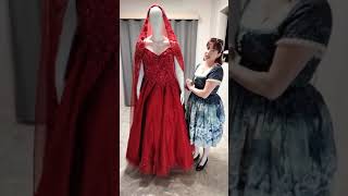 Order 376 Video 2 Red Wedding Dress