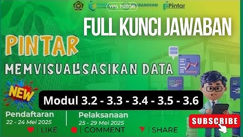 FULL Kunci Jawaban Pelatihan Pintar Memvisualisasikan Data