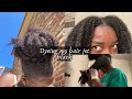 Watch me dye my naturally dark brown hair JET BLACK and try clear dye for the first time