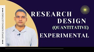 Research design:experimental(quantitative) easy \& quickest explanation\/English