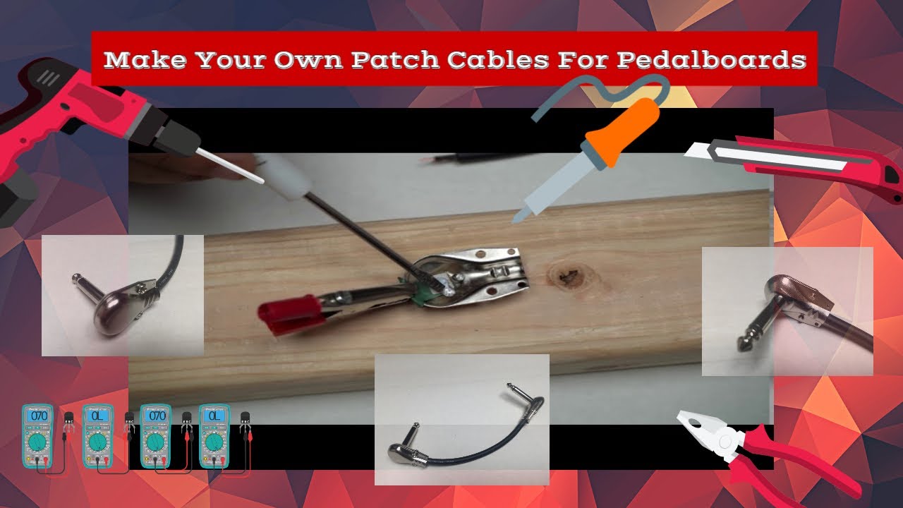 🆕How To Solder Guitar Pedalboard Patch Cables 🏻 Soldering Patch Cables