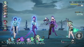 HSR - E6S5 Black Swan + E6S5 Kafka vs. Argenti PF 2.0