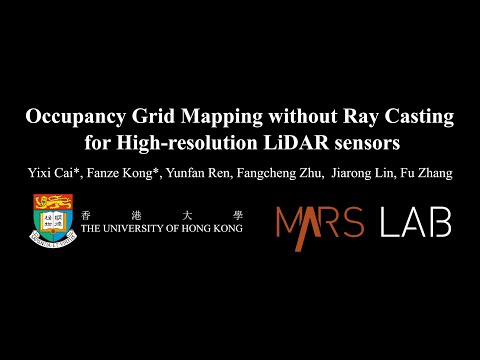 Occupancy Grid Mapping without Ray-Casting for High-resolution Sensors