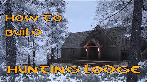 Learn to build a simple house in the snowy woods of the north.