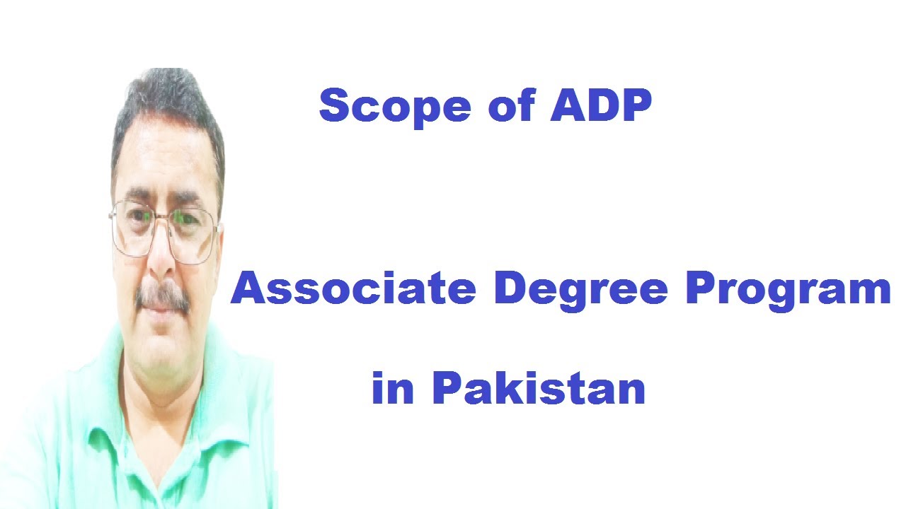 Scope of ADP in Pakistan - YouTube