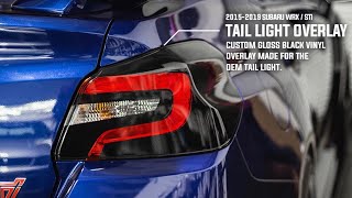 Subaru WRX/STI Custom Tail Light Black Out | DIY INSTALL