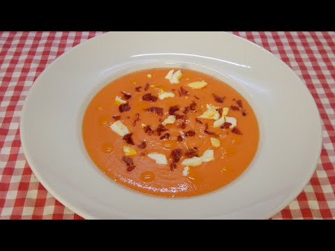 Video: Sopa Fría De Tomate Con Especias