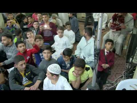 حفل المولد النبوي الشريف   حماة جامع السرجاوي المنشد منذر الخطيب فرقة رياض الصالحين