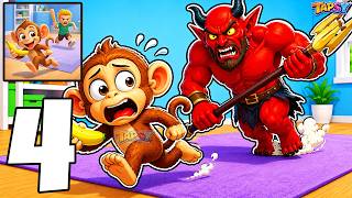 ๐Tricky Monkey House Prankster Gameplay Walkthrough Part 4 - Epic Sneaky Monkey Chaos (Android, iOS)